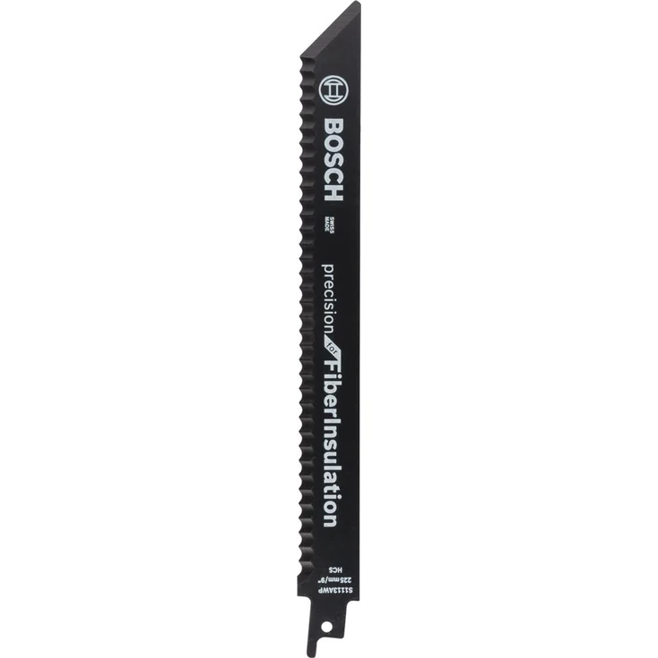Bosch Professional 2 Stück Säbelsägeblatt S 1113 AWP Precision for Fiber Insulation (Faserdämmstoffe, 225 x 22 x 1,5 mm, Zubehör Säbelsäge)