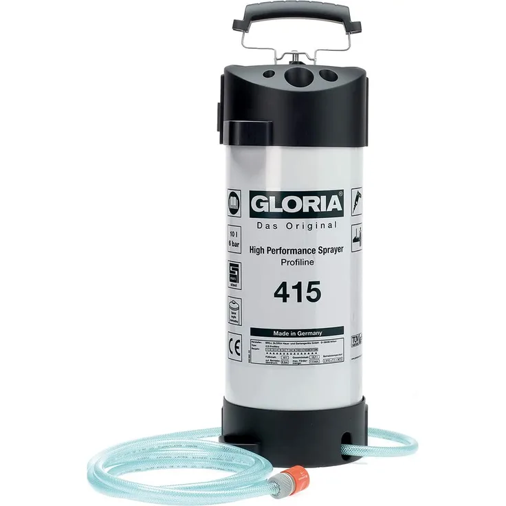 GLORIA Wasserzuführgerät Stahl 10L Typ 415, grau