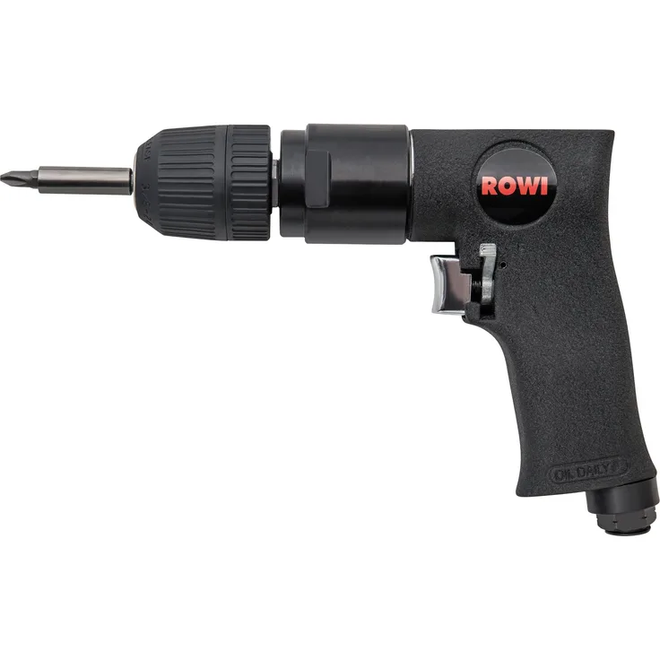 ROWI Bohrmaschine DBM 20-1 Set , max. 1800 U-min, druckluftbetrieben, 20-tlg.