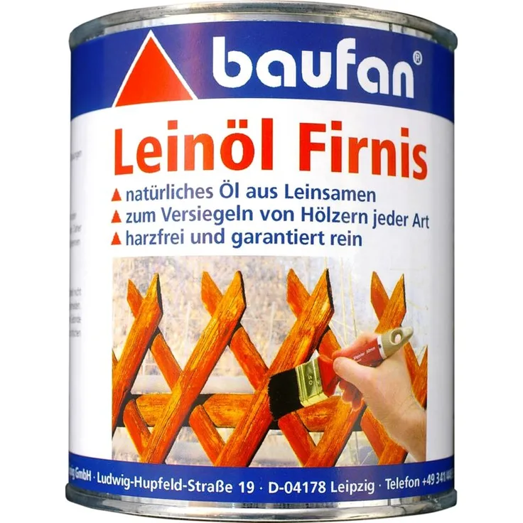 750ml Leinöl Firnis harzfrei Versiegelung Holzschutz