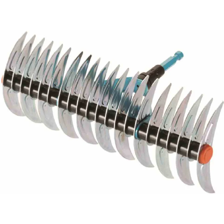 GARDENA combisystem-Schneidrechen: Rechen zur Beseitigung von Moos und Rasenfilz, 35 cm Arbeitsbreite, aus hochwertigem Qualitätsstahl, auch zum Rechen von Unrat und Steinen geeignet (3392-20) – Bild 2