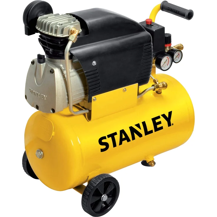 Stanley D211-8-24 Kompressor 24 Liter 2Hp, Gelb, 24 kg – Bild 1