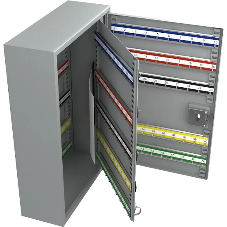 BASI - Schlüsselschrank - SS 100 PZ - Grau - 200 Haken