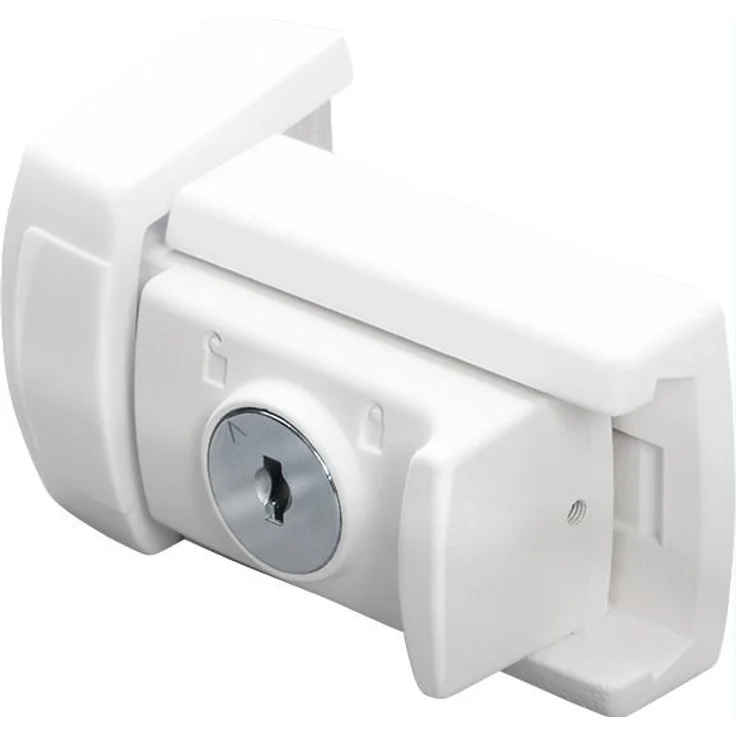 BURG-WÄCHTER Winsafe WZ 60 W SB Fenster- und Türriegel, 1 Stück, 45 x 80 x 36 mm, Weiß – Bild 1