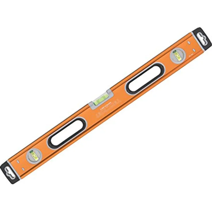 Bahco 466-600 IR466-600 Wasserwage 600mm mit 3 Libellen, orange, 60cm