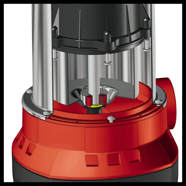 Einhell Tauchpumpe GC-SP 3580 LL (350 W, 8.000 Liter pro Stunde, flachabsaugend bis 1 mm, Pumpenstart ab 8 mm, integriertes Rückschlagventil) Tauchpumpe – Bild 2