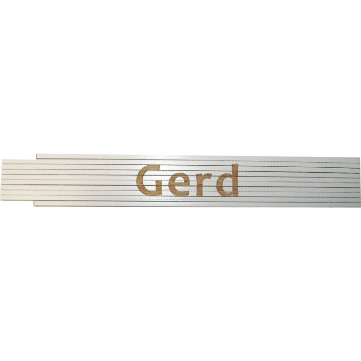 Zollstock Gerd'' ''2 m, weiß''''