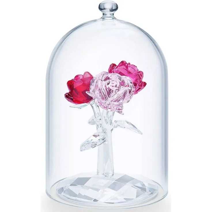 Swarovski Dekofigur »Rosenbouquet, 5493707« (Set, 2 Stück), Swarovski Kristall