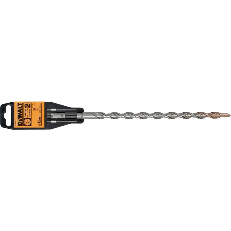 Dewalt SDS-Plus Hammerbohrer-Schlagbohrer EXTREME 2 (12x300x250 mm, für den Dauereinsatz in härtestem Beton, Mauerwerk, Natur- und Kusntstein) DT9555-QZ