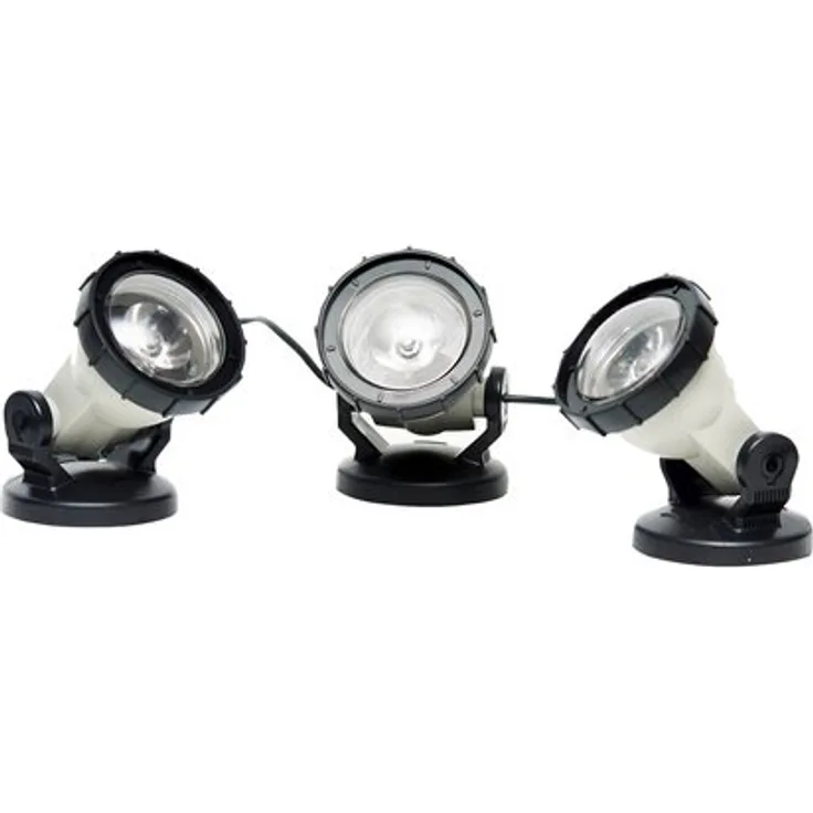 Heissner LED-Teich und Gartenlicht 3-er Set