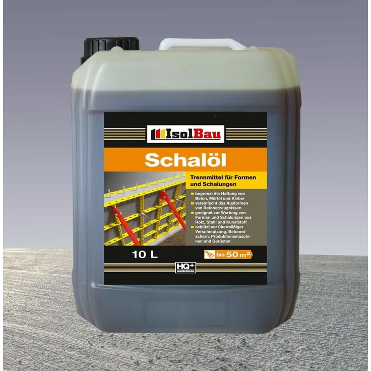 Isolbau - 10 L Schalöl Professional Schaloel Trennmittel Betontrennmittel Schalungsöl HQ