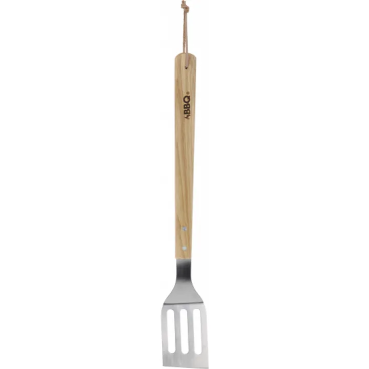 BBQ Collection Grillwender Grillschaber, Holzgriff, 46 cm