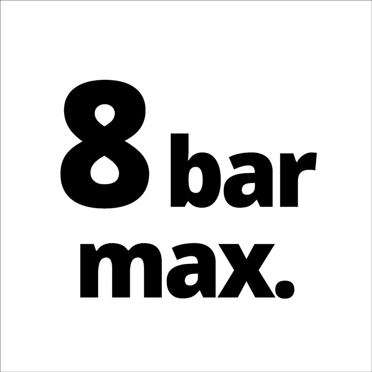 Einhell Kompressor TC-AC 190-6-8 OF ölfrei 1.100 W, max. 8 bar, öl-servicefreier Motor, 6 Liter Drucklufttank, Manometer, Schnellkupplung, Sicherheitsventil, Handgriff – Bild 5