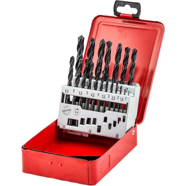 fischer 543327 - Metallbohrer Hss-R Din 338 19Pcs 1-10Mm- (1 Stück)