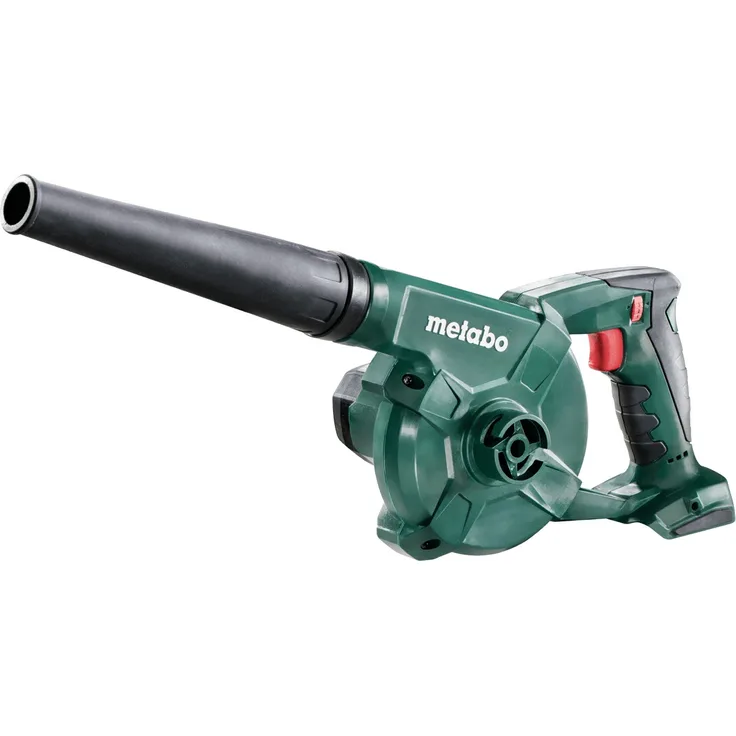 Metabo 602242850 Akku-Gebläse 18 V AG 18 156 m³-h Geschwindigkeitsregelung Schwarz, Grün, Rot Laubbläser