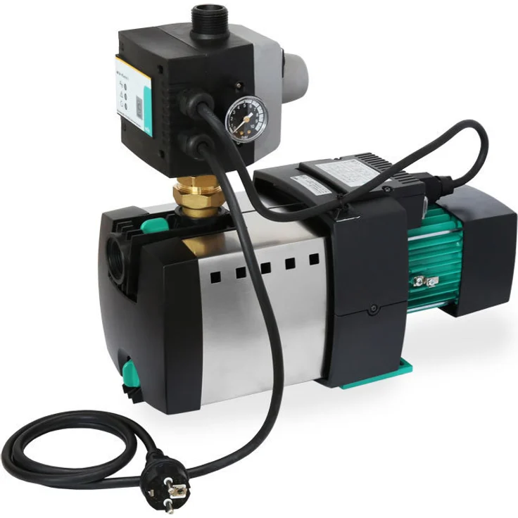 Wilo Hauswasserwerk HiMulti 3 C 1-25P 2543600 Nachfolger für FMC305 Hauswasserwerk Kreiselpumpe 230 V 4.500 l/h Bewässerung max. Förderdruck 1,5 bar max. Wassertemperatur 35 °C 14,9 kg selbstansaugend