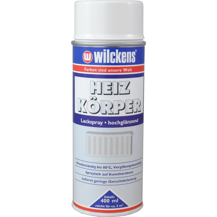 Wilckens Heizkörperlackspray reinweiß glänzend