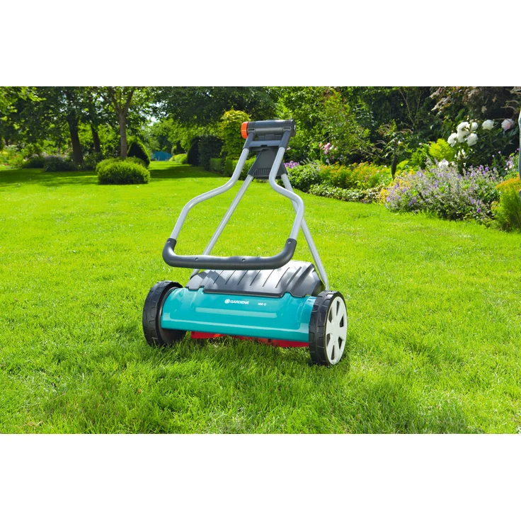 GARDENA Comfort Spindelmäher 400 C: Handrasenmäher mit 40 cm Schnittbreite für bis zu 250 m² Rasenfläche, Messerwalze aus Qualitätsstahl, berührungslose Schneidetechnik - 4022-20 – Bild 8