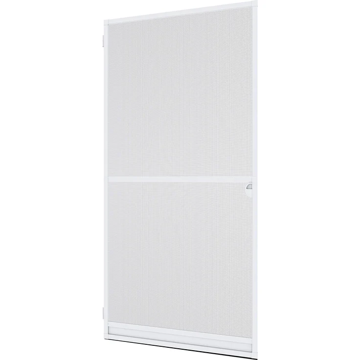 Windhager Insektenschutz Spannrahmen Expert Fliegengitter Alurahmen für Türen, individuell kürzbar, 100 x 210 cm, weiß, 04330 – Bild 1