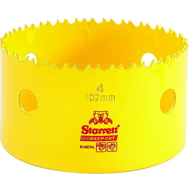 Starrett dch102 – Krone Perf. BiMetal Deep Cut 102 mm. Diam.