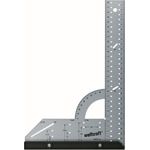 wolfcraft Universalwinkel 5205000, Winkelmesser mit 300 mm Schenkellänge zum präzisen Anreißen und Zeichnen mit 90° Anschlagwinkel und abnehmbarer Winkelschiene