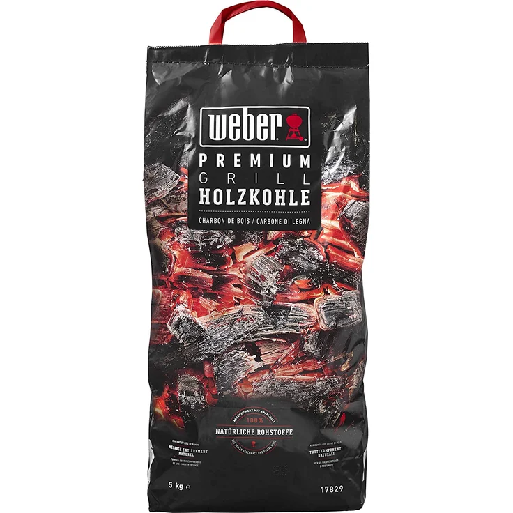 Weber Premium Holzkohle 5kg – Bild 1