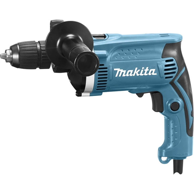 Makita HP1631KX3 Schlagbohrmaschine im Koffer, 710 W inklusive 74tlg. Zubehör-Set – Bild 3