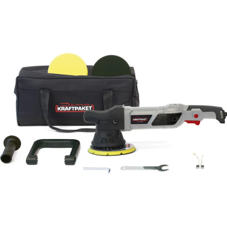 DINO KRAFTPAKET Poliermaschine Exzenter 950W 15mm Hub Digitale Anzeige 640229 – Bild 1