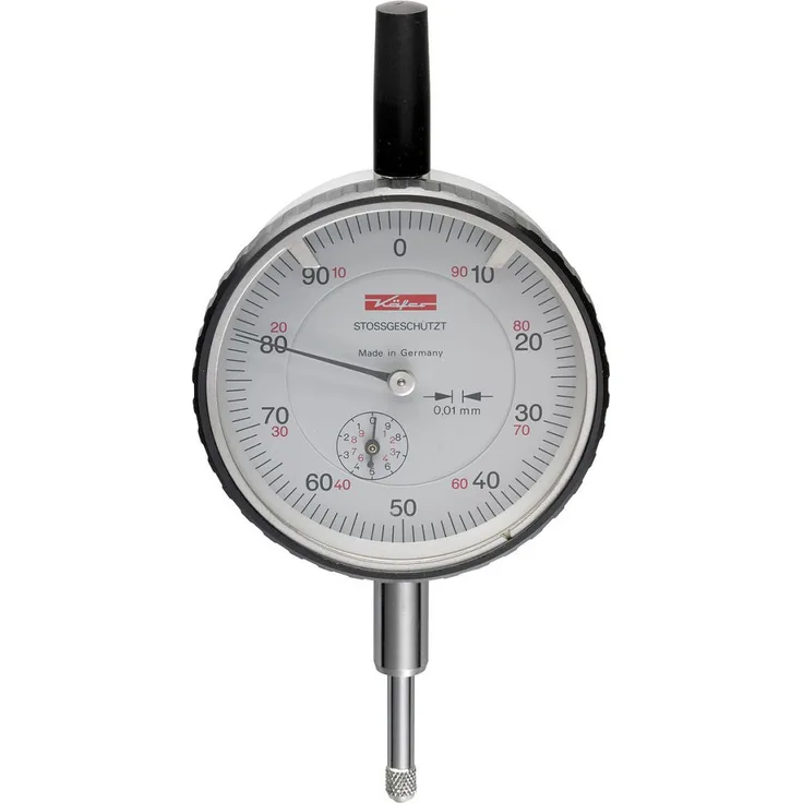Käfer Messuhr 0,01mm - 10mm - 58mm - Stoßschutz - ISO 46 3 - DIN 878 10016 (10016)