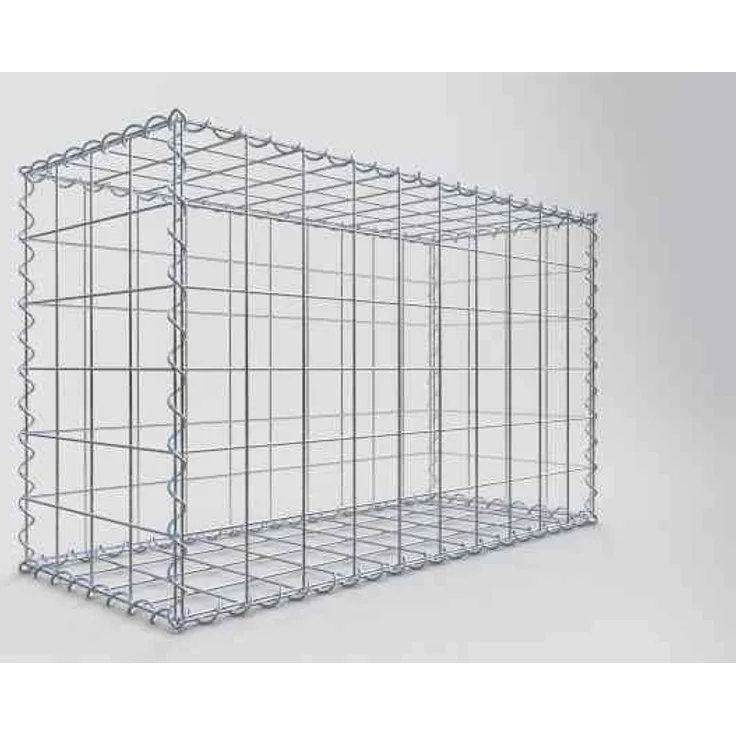 Gabiona Gabione 100 cm x 60 cm x 40 cm (L x H x T), Maschenweite 10 cm x 10 cm, Spirale