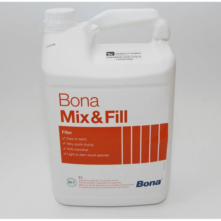 BONA Mix und Fill Fugenkitt 5 Liter - Bona – Bild 1