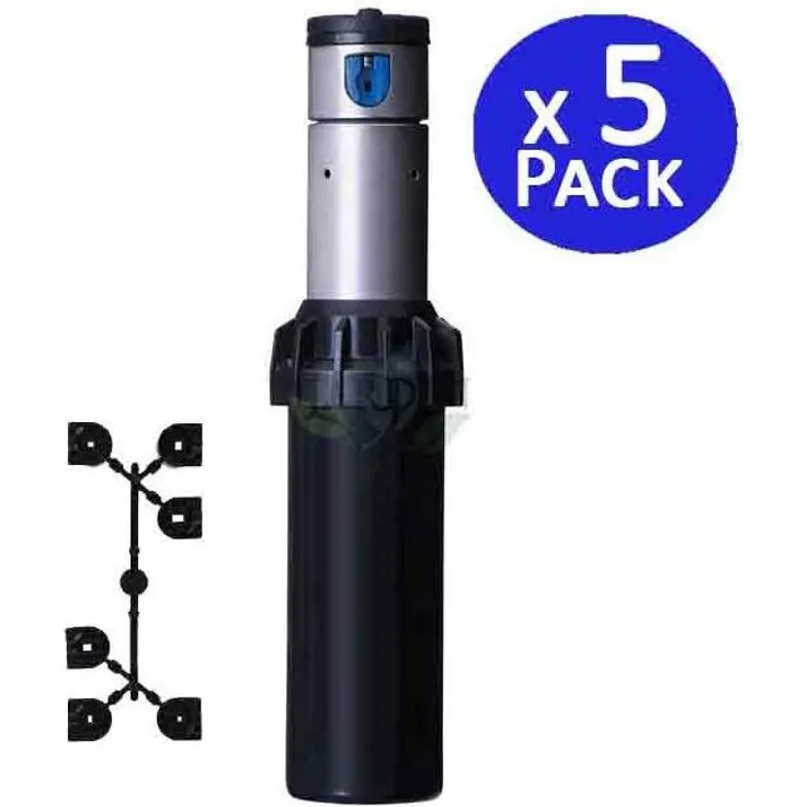 Hunter-Turbinensprinkler I-20 aus Stahl 5,2 bis 14,3 m. 5 Einheiten
