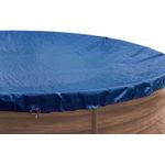 Grasekamp Abdeckplane für Pool rund 350-360cm Royalblau Planenmaß 420cm Sommer Winter