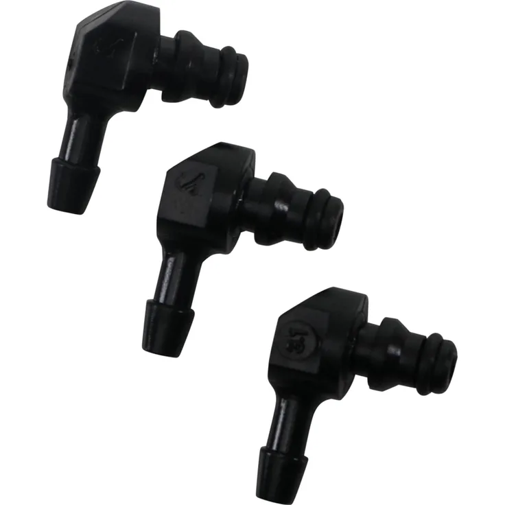 BGS 8107-22 | Kunststoff-Verbinder-Satz | 30-tlg. | L-Form | L-Steckverbinder | für 5,0 mm Schlauchinnendurchmesser