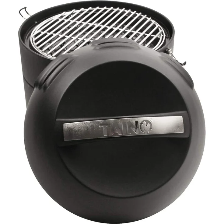 TAINO Grill-to-Go Gasgrill BBQ portabel Grill Camping tragbar Kugelgrill Gas Tischgrill Schwarz – Bild 2