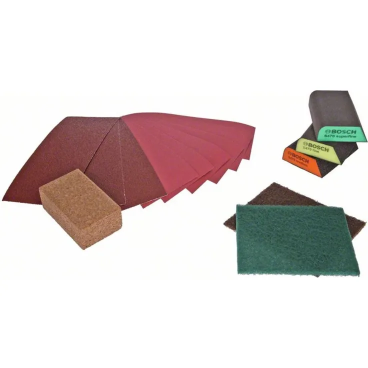 15-teilige Projektbox, Handschleifen, 3 x K60, 3 xK120, 3 x K240