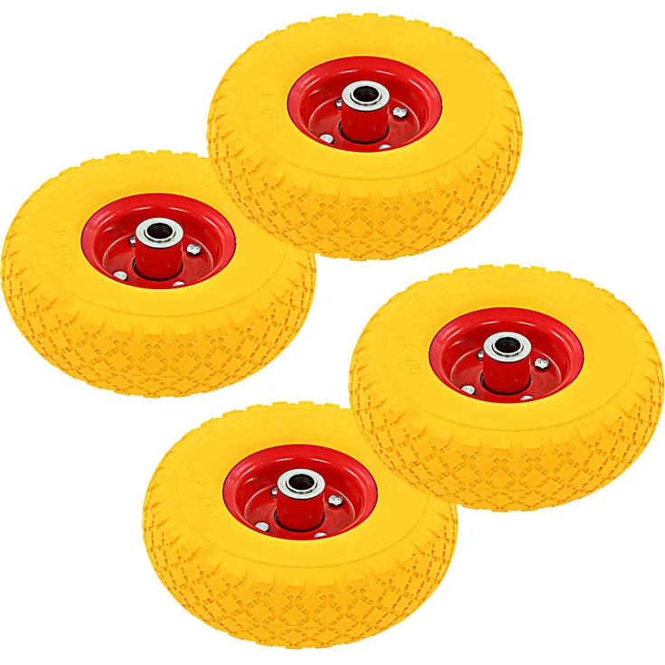 vidaXL Sackkarrenräder 4 Stk. Gummi 3,00-4 (245x82)