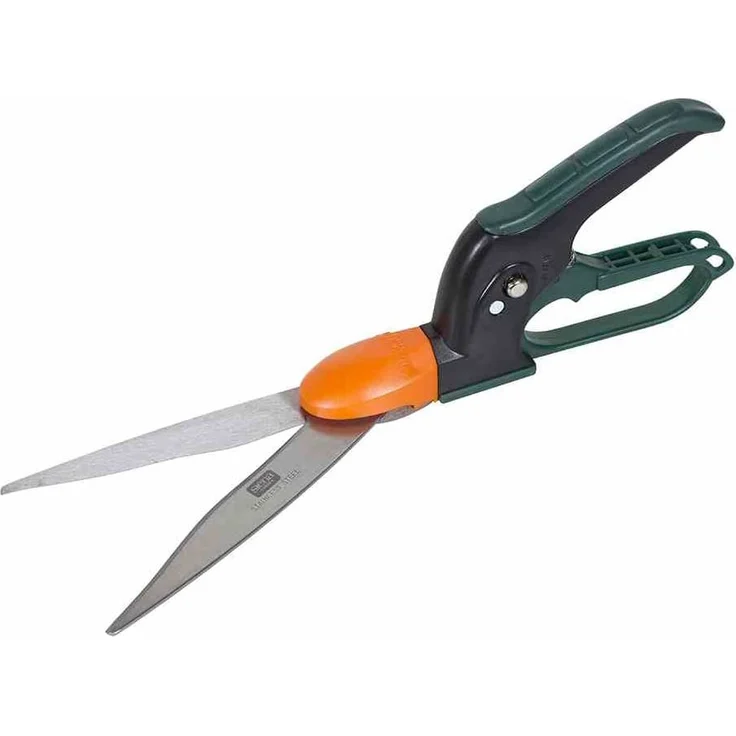 Siena Garden 260439 Rasenkantenschere, dunkelgrün, schwarz, mittelgroß, 360° drehbar – Bild 2