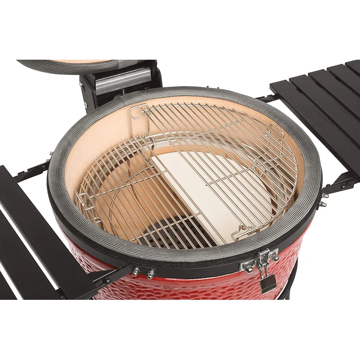Kamado Joe - Classic II Holzkohlegrill, 122 x 118 x 71 cm, Ø Grillfläche 46 cm – Bild 2