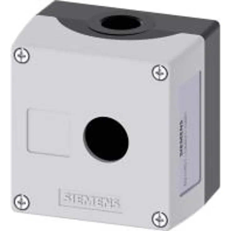 Siemens Leergehäuse 1 Einbaustelle, für Bodenbefestigung (L x B x H) 89.4 x 85 x 64 mm unbeschriftet Grau SIRIUS ACT 3SU (3SU1851-0AA00-0AB1)