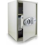 Safe Tresor Möbeltresor Wandtresor Aktentresor Geldschrank Maße(B-H-T): 350 mm x 520 mm x 360 mm - Türstärke: 4 mm lichtgrau