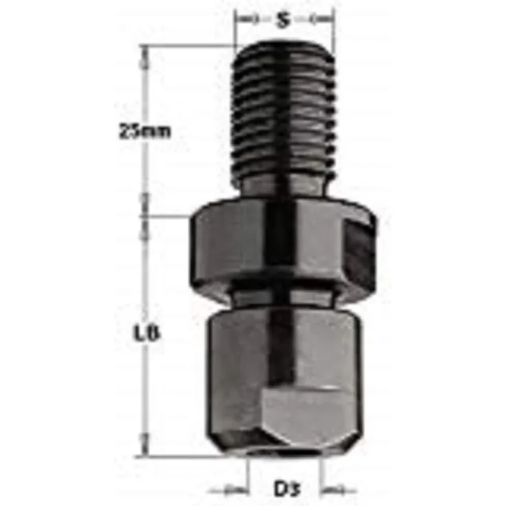 Chuck w-out Spannzange S = M16 x 2 Für S = 6?6,35?8-9.5 mm 796.160.00