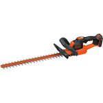 Black+Decker Akku-Heckenschere (18 V 4,0Ah, Antiblockierfunktion, 50 cm Schwertlänge, 18 mm Schnittstärke, für mittlere Hecken) GTC18504PC