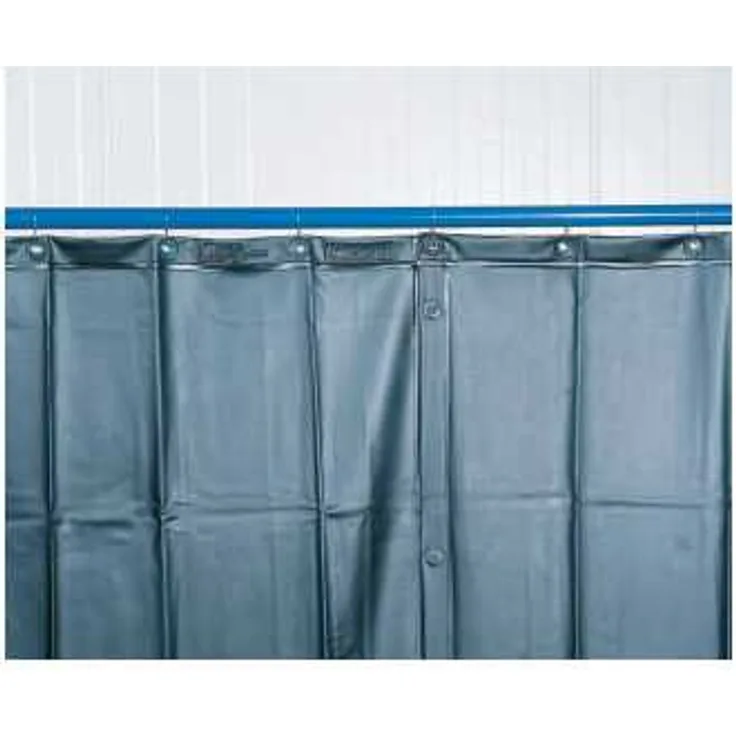 Elmag Schweißerschutzvorhang dunkelgrün b 1300 x h 2000x0,4mm gem. prEN 1598-1994