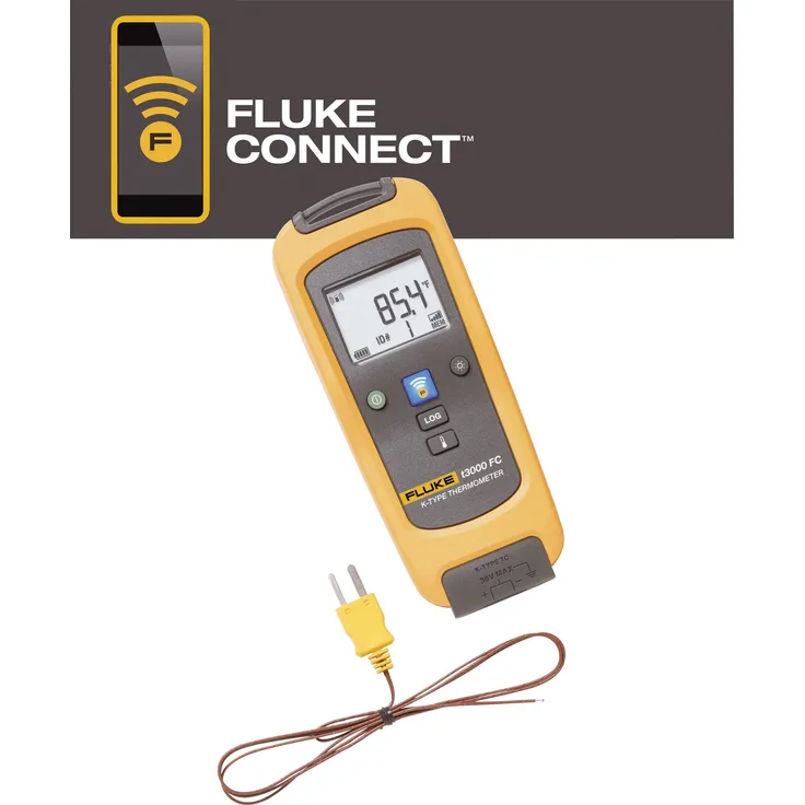 Fluke LK-t3000 FC Temperatur-Messgerät -200 bis plus 1372°C Datenlogger-Funktion
