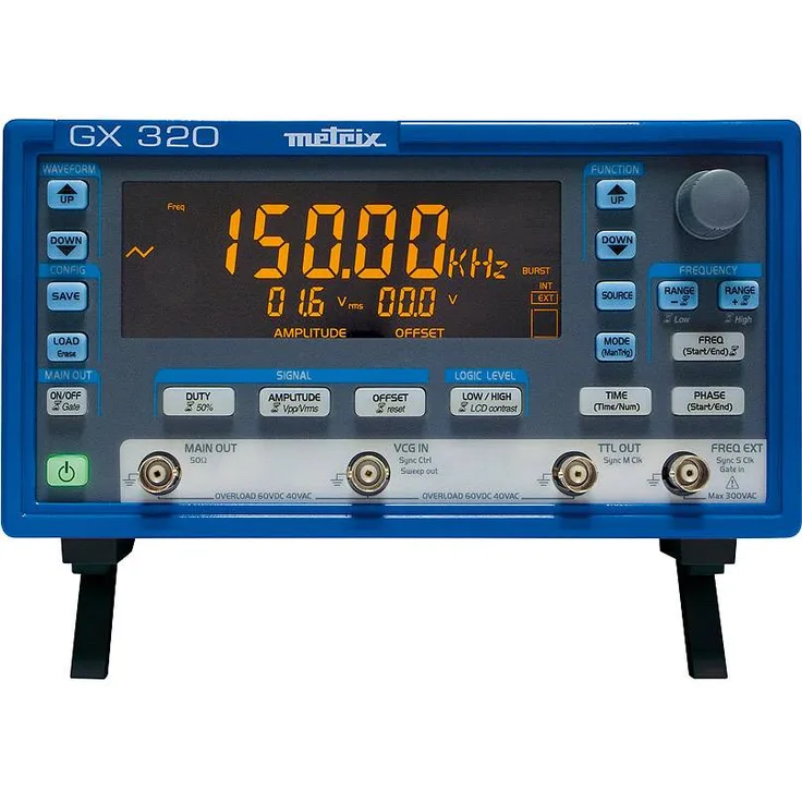 Metrix GX 320 Funktionsgenerator netzbetrieben 0.001Hz - 20MHz Dreieck, Rechteck, Sinus