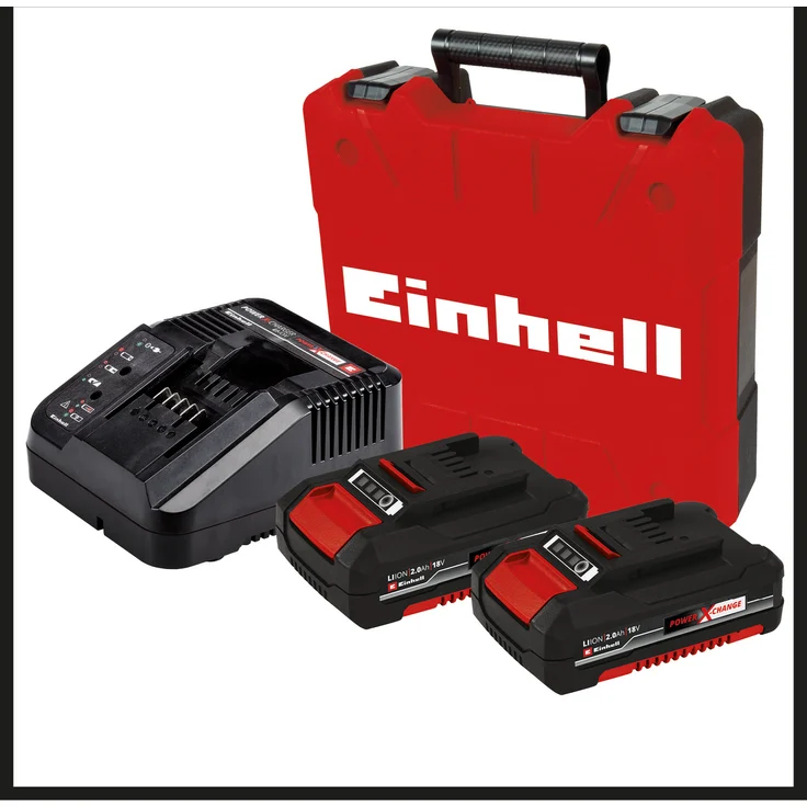 Einhell 18V Akku-Bohrschrauber TE-CD 18-50 Li BL Power X-Change PXC - 2x Akku 2,0Ah – Bild 2