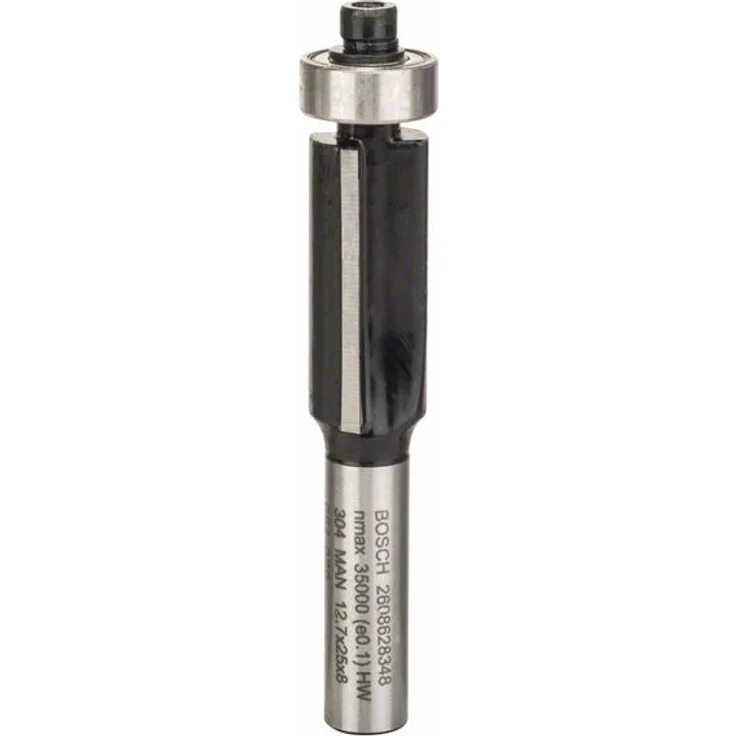 Bosch Professional Bündigfräser Standard for Wood (für Holz, Ø 12,7 mm, Arbeitslänge 25 mm, 8mm Schaft Zubehör Handfräse) – Bild 2