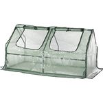 Gartenfreude Folien Gewächshaus Frühbeet 120 x 60 x 60 cm (Lx B x H)
