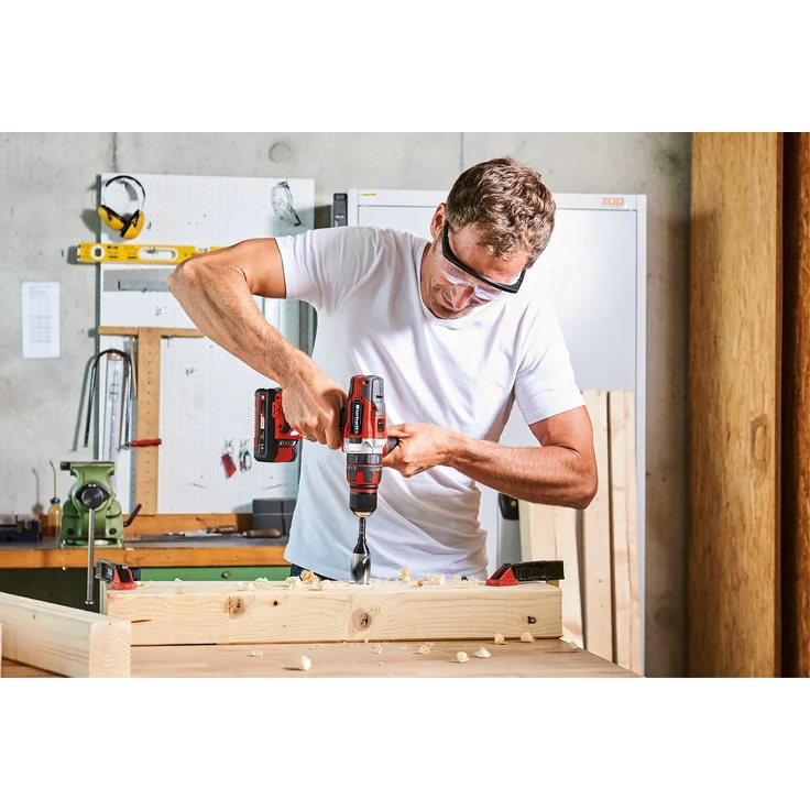 Einhell Akkuschrauber TE-CD 18-48 Li-i-Solo Power X-Change PXC (mit Schlagfunktion,Li-Ion,18 V,23 Drehmomentstufen,2-Gang-Getriebe,Drehzahl-Elektronik, ohne Akku und Ladegerät) – Bild 6